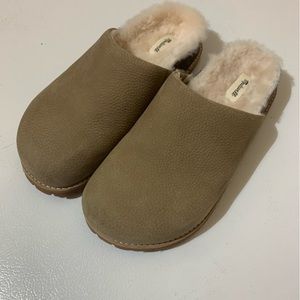 CLEAR OUT SALE - MADEWELL Layne Shearling Clog Mule
